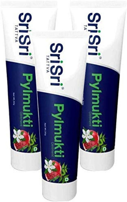 SRI SRI TATTVA Pylmukti Ointment, 30g (Pack of 3)(Pack of 3, 90 g)