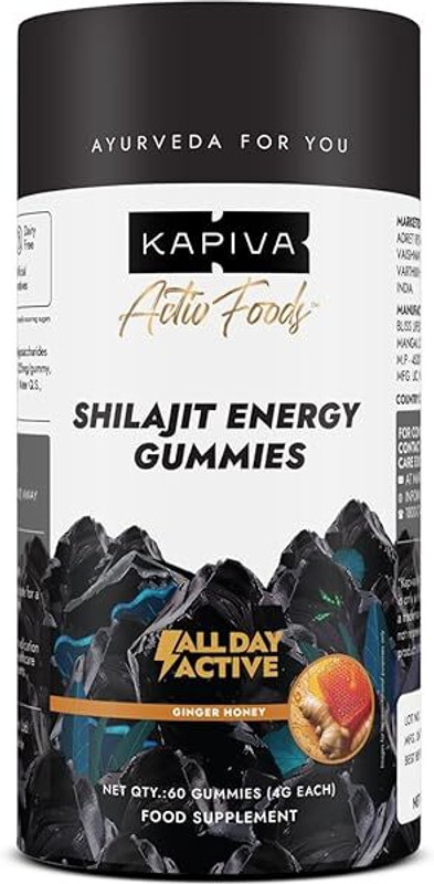 Kapiva Activ Foods Shilajit Energy Gummies - 60N(290 g)
