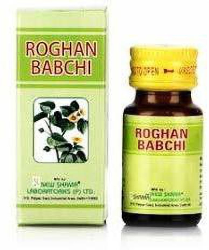 New Shama Roghan Babchi (10 ml pack of 4 ) Comes with shandaar rose water(Pack of 4, 50 ml)