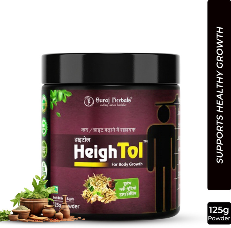 Suraj Herbals HeighTol Natural Height Gain Herbal Powder(125 g)