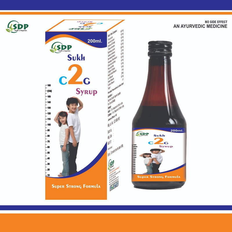 SukhDarshan C2G SYRUP HIGHT GROWTH 100% NATURAL (200 ml) Helpline no. 9810890503(200 ml)