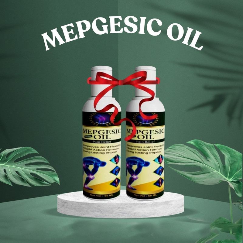 MEPGESIC ULTRA Pain Relief Oil for Joint, Back & Muscle Stiffness|Fast Absorbing Non-Sticky Oil(Pack of 2, 120 ml)