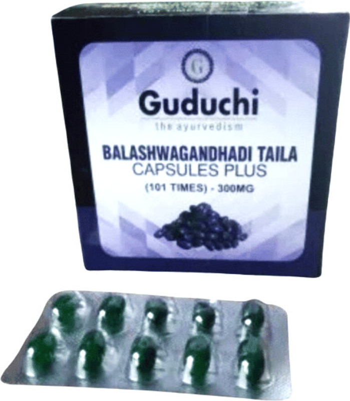 Guduchi Ayurveda BALASHWAGANDHADI TAILA CAPSULES PLUS -100 Capsules | Ligament reapair(100 Capsules)