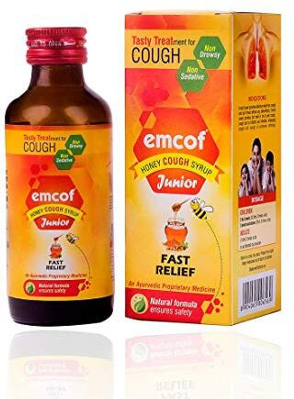 Medopharm Wellness Emcof Ayurvedic Cough Syrup for Kids (100ml)(100 ml)