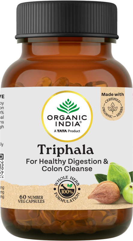 ORGANIC INDIA Triphala 60 Capsules Bottle(60 Capsules)