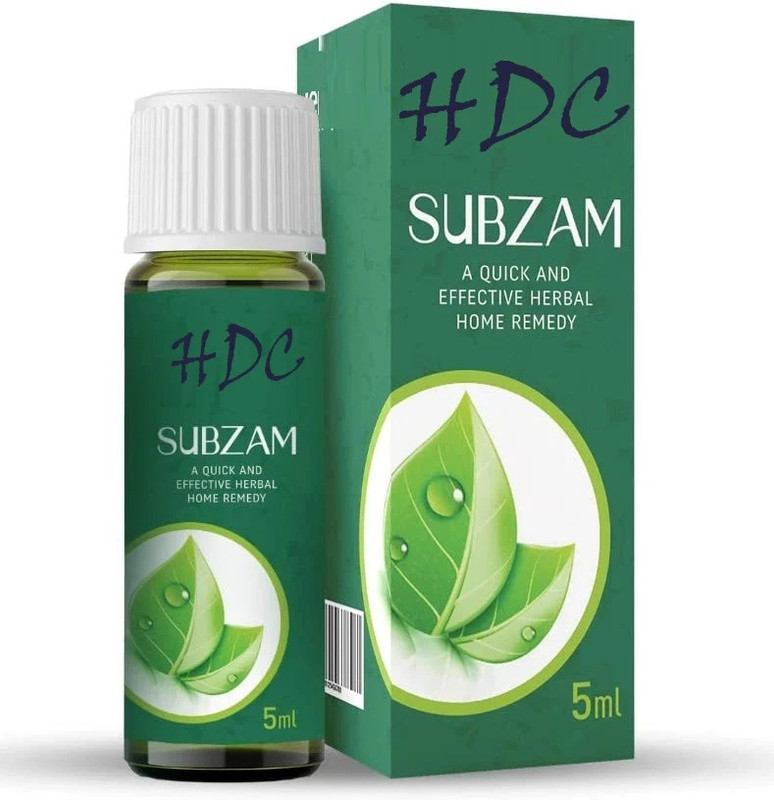 H D C SUBZAM Handy Quick Home Remedy, For Instant Cold, Pain Relief, For All Ages(Pack of 2, 5 ml)