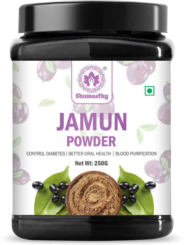 SHUWASTHY Jamun Seeds | Jambu seeds powder for Diabetes Control | Sugar Balance(250 g)