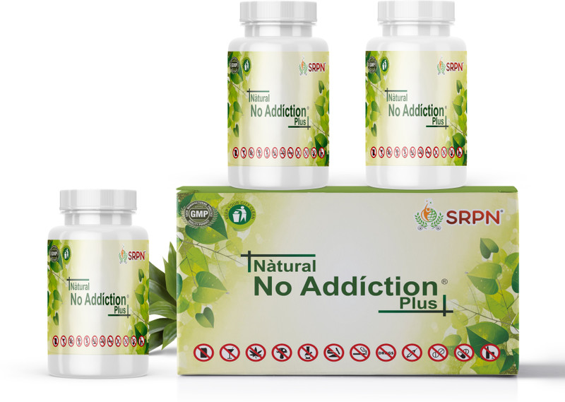 srpn No Addiction Ayurvedic Deaddiction Powder(Pack of 3, 300 g)