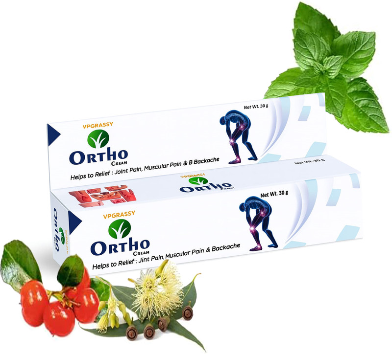 VPGRASSY Natural Ortho Cream Ayurvedic Joint & Muscle Pain Relief Cream for Daily Comfort(30 g)