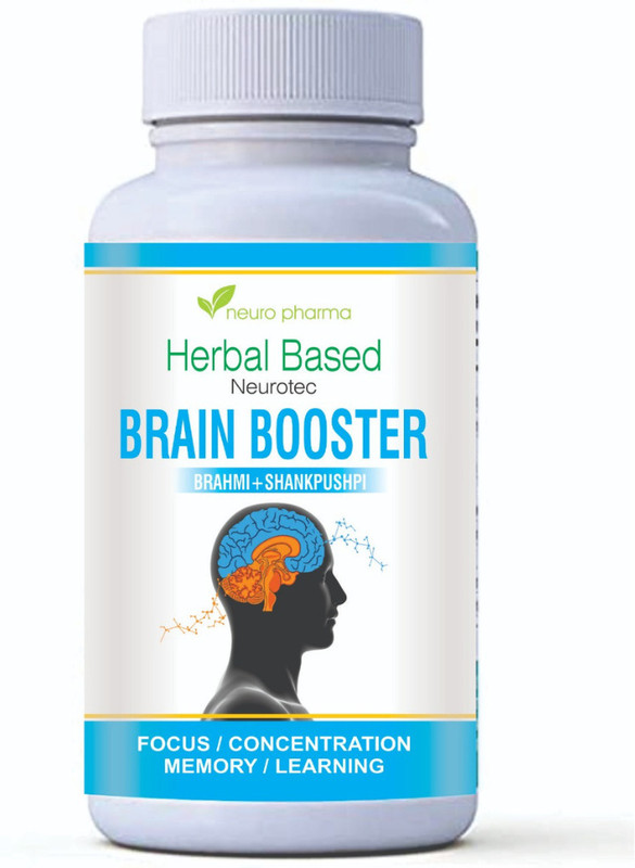 Neuro Pharma Brain Booster Supplement | For Memory & Focus(60 Capsules)