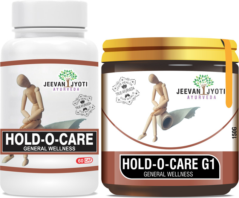 jeevan jyoti ayurveda Holdocare G1 Combo Set - 2 (60 Capsules & 150 g Powder)(Pack of 2, 60 g)