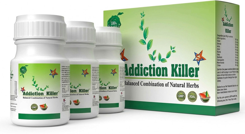 Sat Kartar Addiction Killer Herbal Powder| Helps To Quit Addiction | Made Of Pure Herbs(180 g)