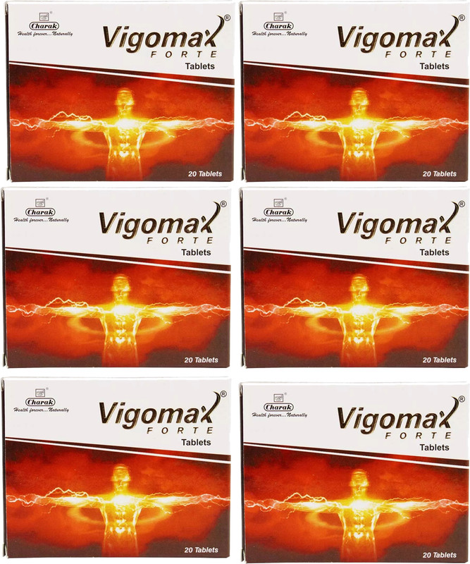 Roy Biotech Vigomax Forte tab (20 Tablets) (Pack of 6, 120 Tablet VAVA(Pack of 6, 120 Tablets)
