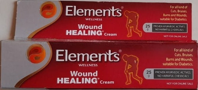 Elements WeIIness wound healing(Pack of 2, 25 g)