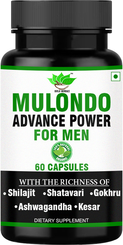 BHARAT HEALTH MULONDO ADVANCE POWER FOR MEN CAPSULE (60 VEG CAPSULE)(60 Capsules)