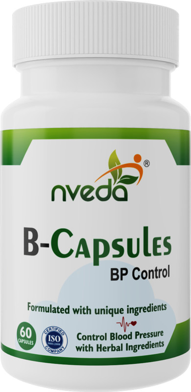 Nveda B-Capsules for bp control,(Pack of 60, 60)
