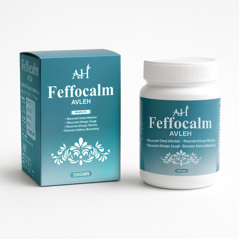 Aggerson Herbs Feffocalm Avleh Ayurvedic Medicine for Respiratory Health, 250g(250 g)
