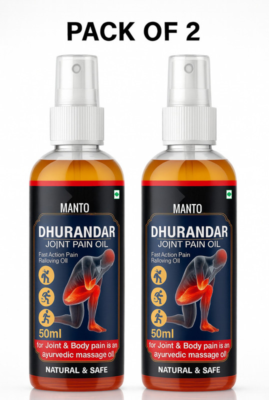 Manto DHURANDHAR AYURVEDIC JOINT AND MUSCLE PAIN RELIEF OIL OIL 50ml(PACK OF 2)(50 ml)