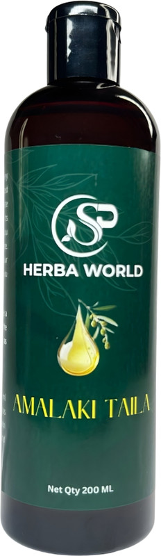 SP HERBA WORLD Herba World Amalaki Taila 200 ml, Ayurvedic Herbal Hair Oil for Hair Strength,(200 g)