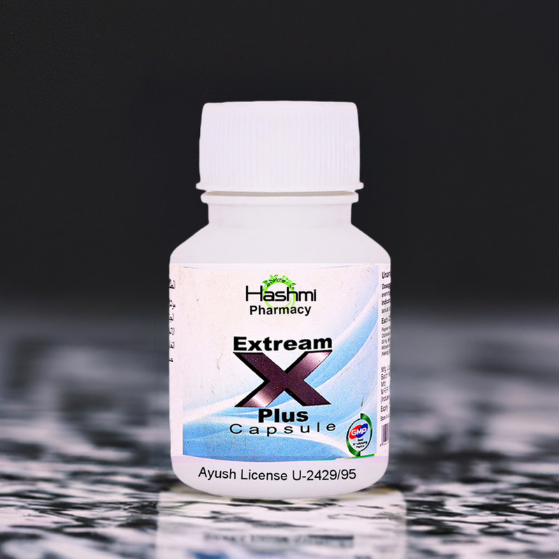 Hashmi Pharmacy Extream X Plus Capsules – Men's Energy, Drive & Stamina Support(20 Capsules)