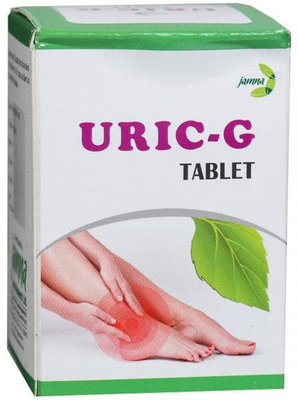 jamna Herbal Uric G Tablet Aims to manage uric acid levels(Pack of 3, 60 Tablets, 60 Tablets, 60 Tablets)