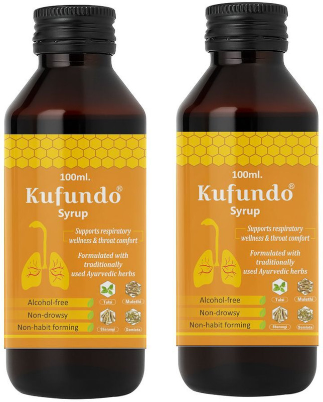 Dravyayu Kufundo Syrup(Pack of 2, 200 ml)