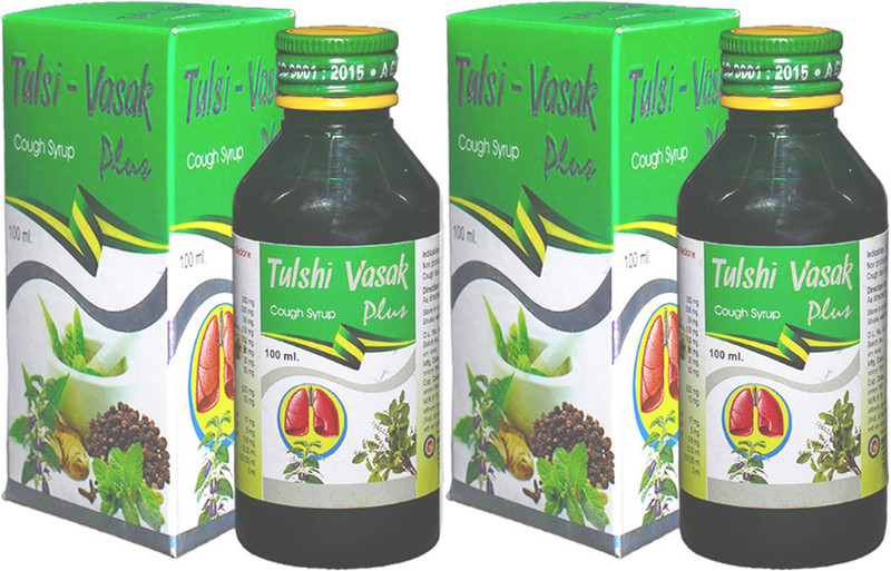 HERBS N DRUGS Tulsi Vasak Plus Cough Syrup(Pack of 2, 200 ml)