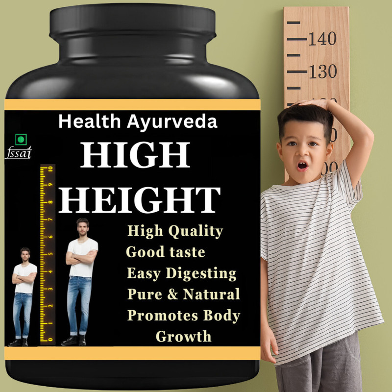 Health Ayurveda High Height , Height Gain & Height Growth,Capsule , Pack of 1(30 Capsules)