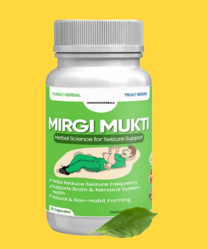 HGHASAYAHERBAL Mirgi Mukti Capsules – Herbal Seizure Support Ayurvedic 14(30 Capsules)