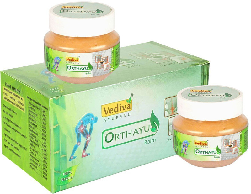 Orthayu Balm Orthayu Pain Relief balm for Arthritis & Twitching Pain 2x100gm(Ayurvedic)(Pack of 2, 0.27 ml)