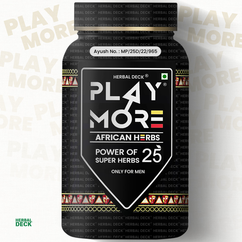 The Mountain Herbs Play More African Herbs Powder | Men Stamina Performance Energy(150 g)