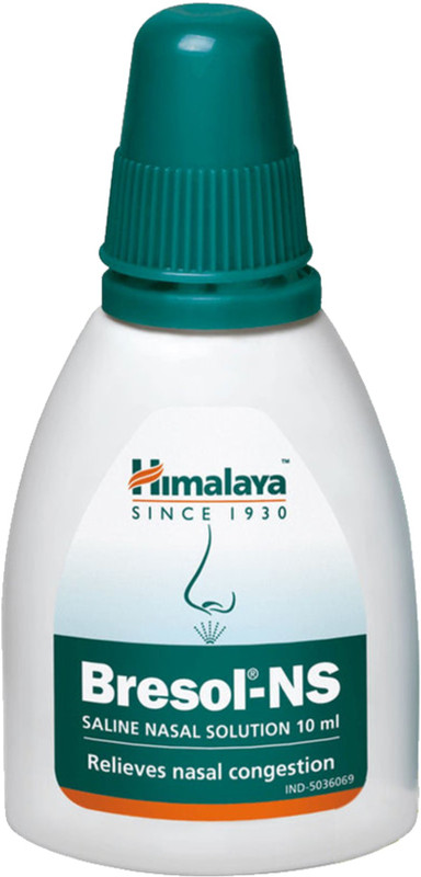 HIMALAYA Bresol - NS Saline Nasal Solution(10 ml)