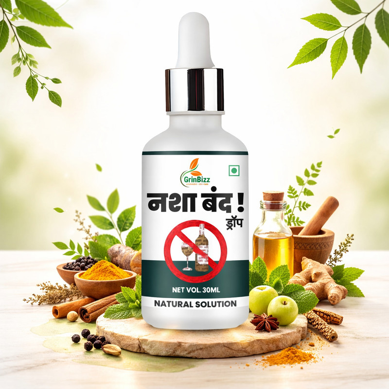 grinbizz Nasha Band Drop/ Addiction Killer/Nasha Band/Nasha Killer(30 ml)