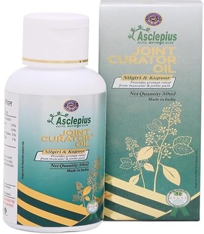 Asclepius Joint curator oil Liquid, Knee Pain, Neck Pain, Joint Pain relief oil(50 ml)