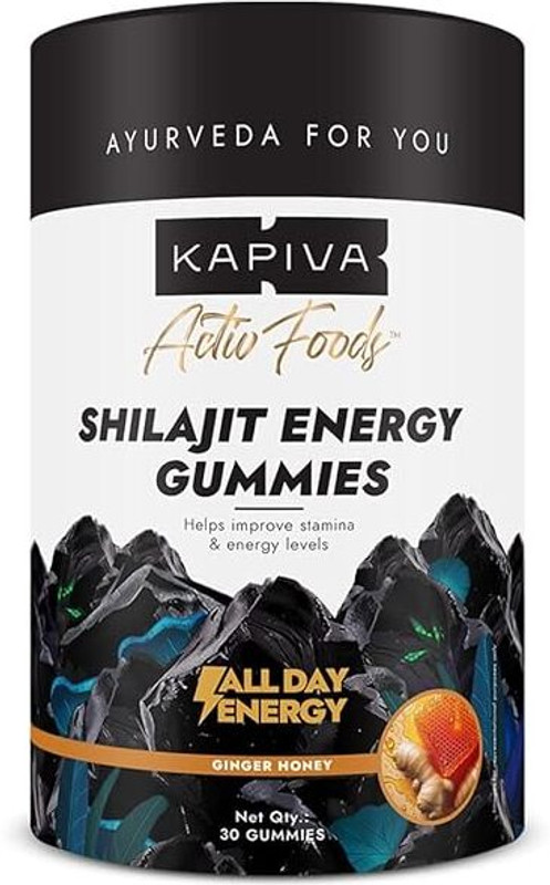 Kapiva Activ Foods Shilajit Energy Gummies - 30N(140 g)