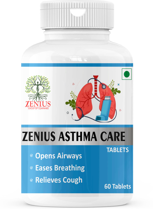 Zenius Asthama Car Tablet For asthama, dry cough, whopping and shortness in breath(60 Tablets)