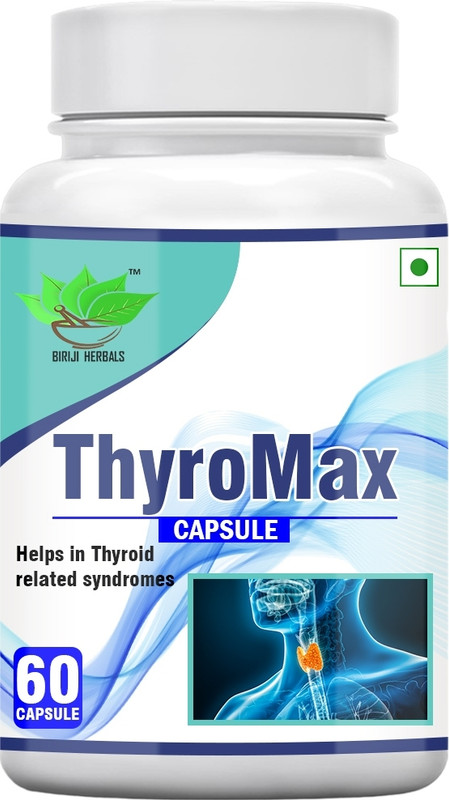 BIRJI HERBALS THYROMAX CAPSULE (60 Veg. Capsules)(60 Capsules)