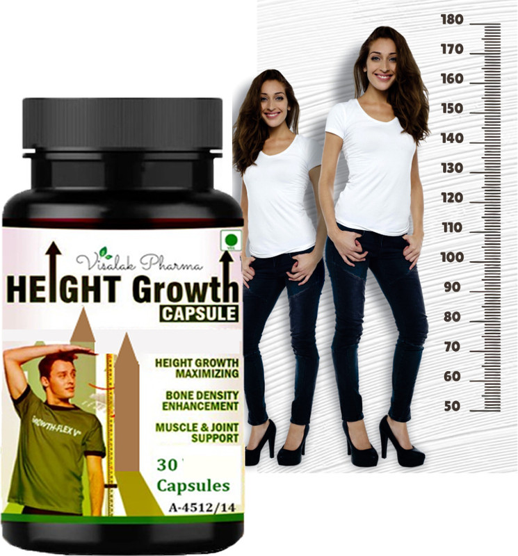 visalak pharma Height Growth cap-sules Supports Height Growth Taller(30 Capsules)