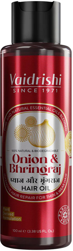 VAIDRISHI Onion Bhringraj Hair Oil(100 ml)