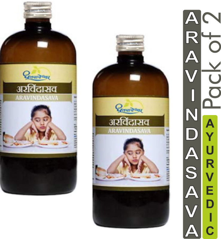 Dr. Chhabra's Nutritioniest Recommended ARVINDASAV by DHOOTPAPESHWAR(Pack of 2, 900 ml)