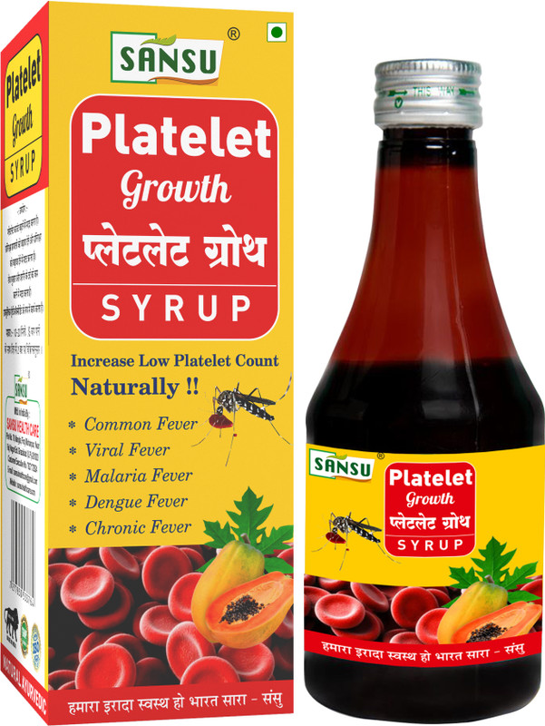 Sansu Platelet Growth Syrup | Increase Low Platelet Count Naturally | 200ml.(200 ml)