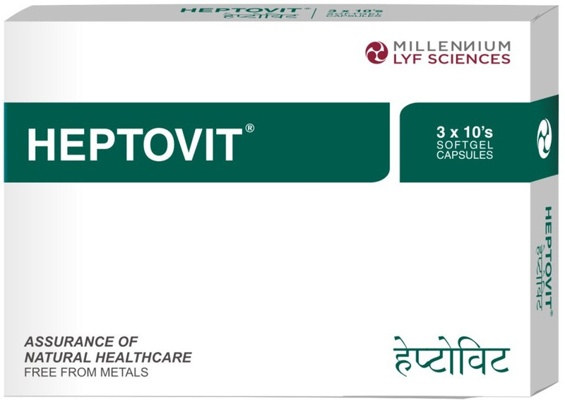 millennium herbal care HEPTOVIT SGC | 120 Capsules | For Healthy Liver(Pack of 4, 120 Capsules)