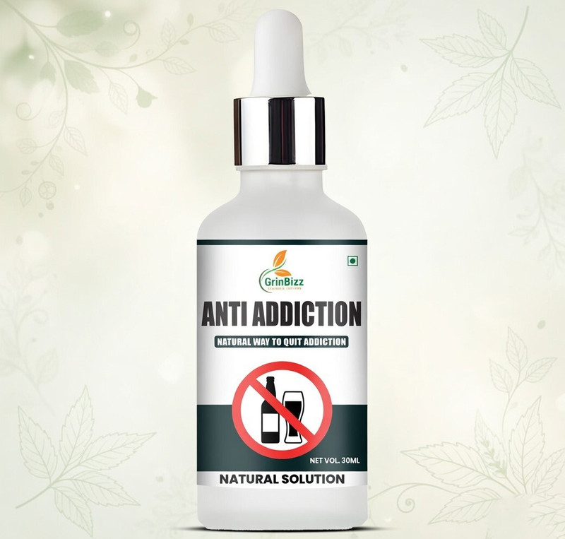 grinbizz Nasha Band Drop/Sharab Mukti Dawai/Aloholban/Smokingban/Anti Addiction(30 ml)