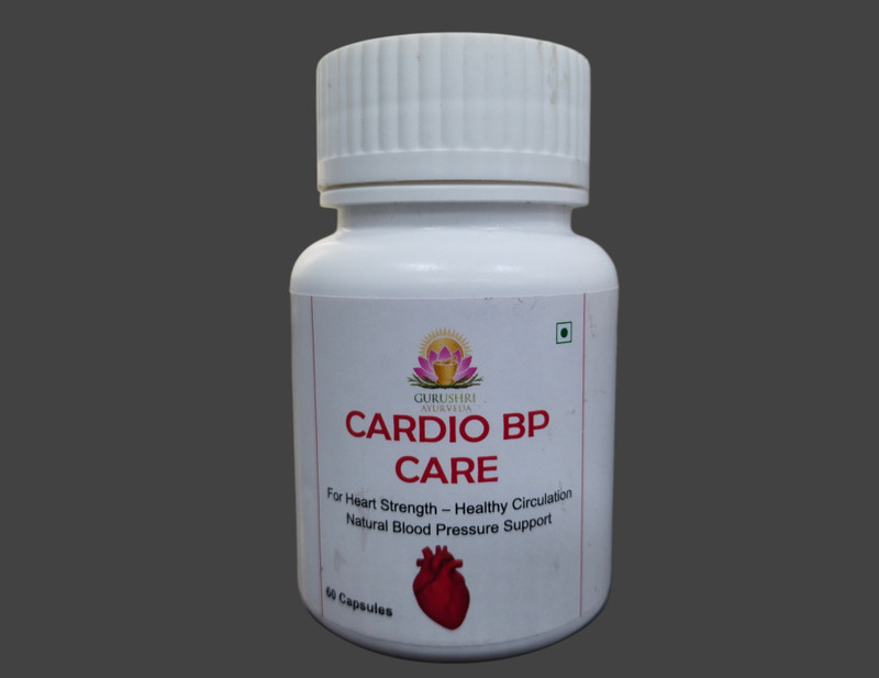 GURUSHRI AYURVEDA CARDIO BP CARE(60 Capsules)