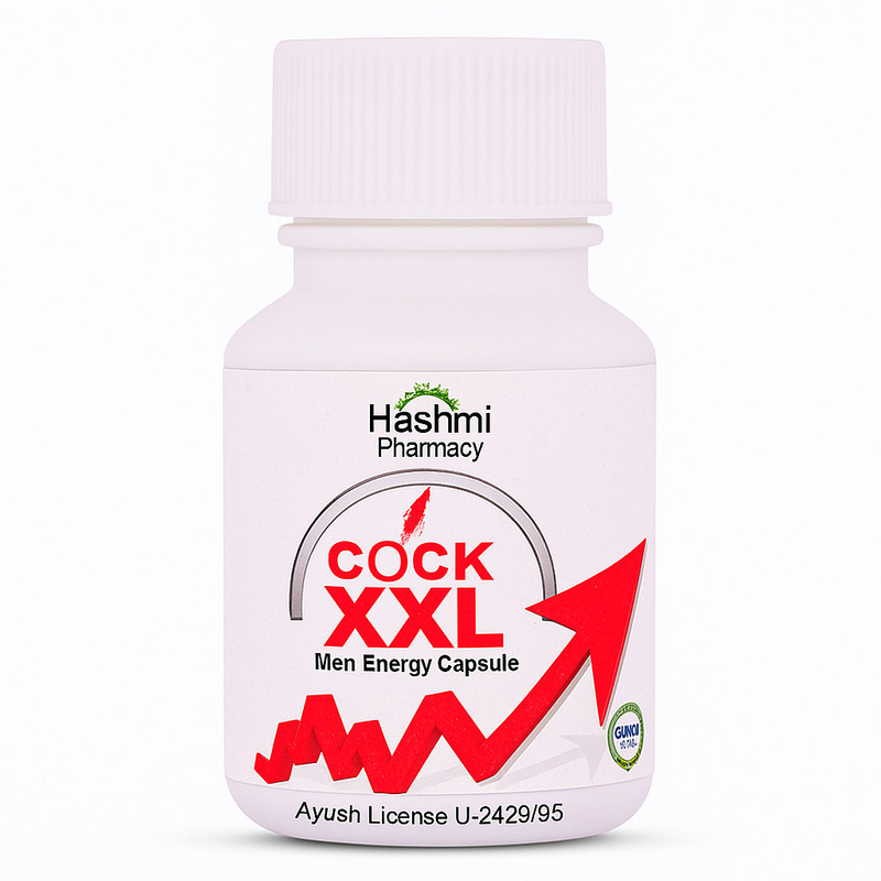 Hashmi Pharmacy Cock XXL Capsule – Herbal Energy Support for Men(20 Capsules)