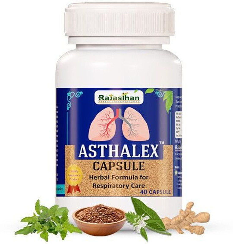 RAJASTHAN HERBALS Asthalex Capsule (40 Capsule)(40 Capsules)