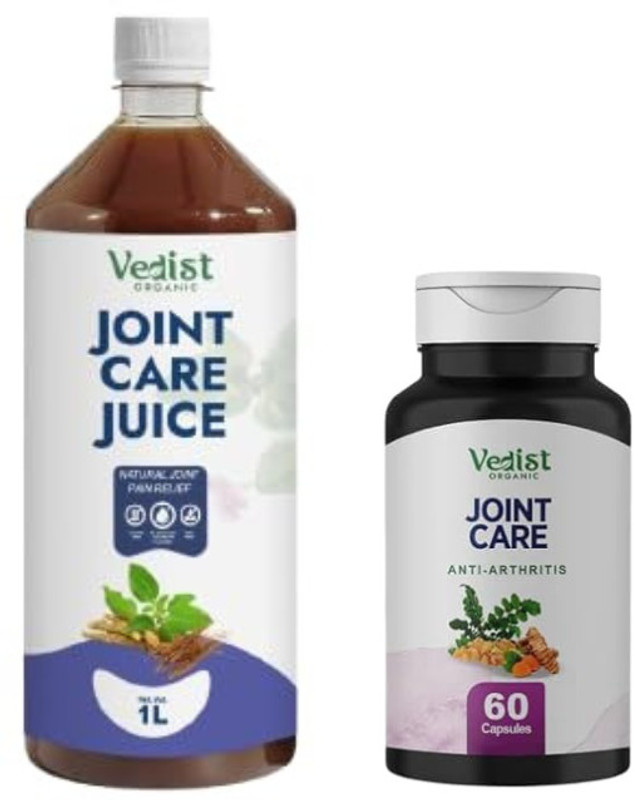 Vedist Organic Vedist Joint Juice & Capsule | Bone & Joint Strength(1300 g)