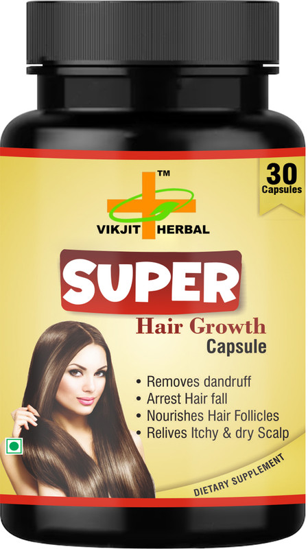 VIKJIT HERBALS SUPER HAIR GROWTH CAPSULE(30 Capsules)