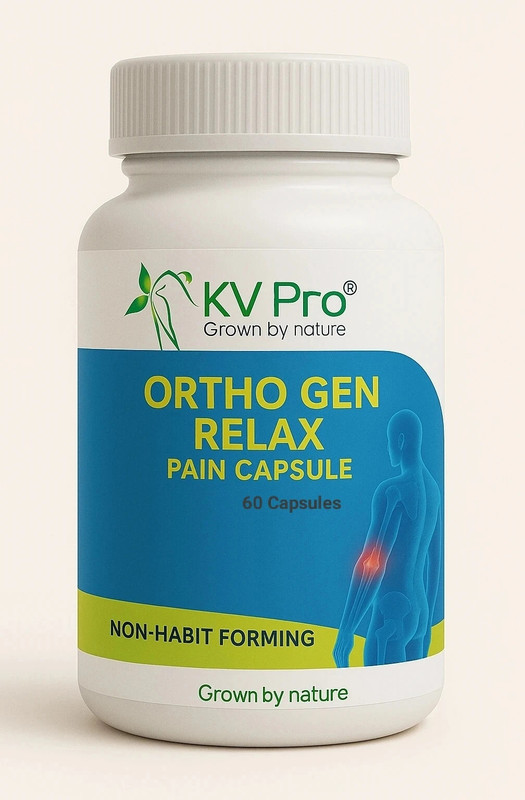KV Pro Ortho Joint Pain Relief & Muscle Support Supplement for Men & Women(60 Capsules)