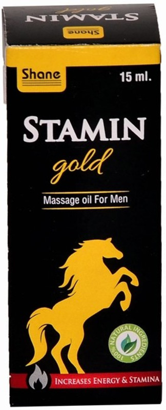 Dr Chopra Shane Stamin Gold Massage oil for Men (pack of 2)(Pack of 2, 15 ml)